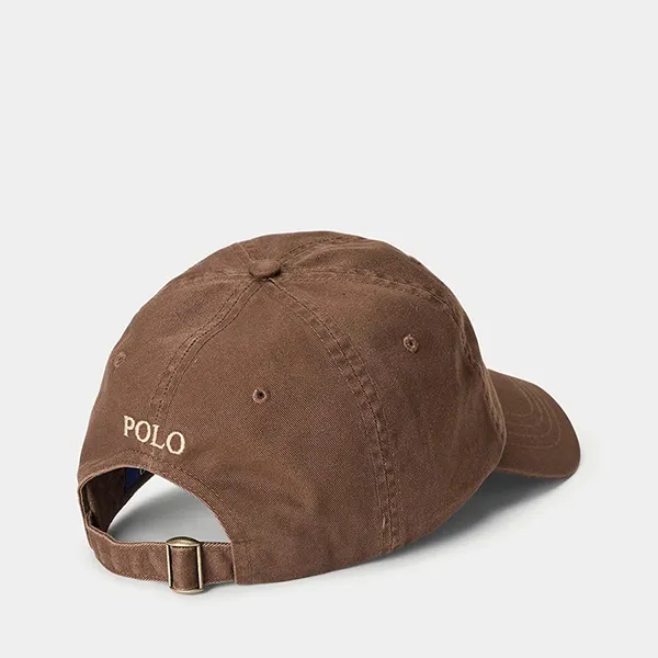 Mũ Nam Ralph Lauren Chino Ball Cap Cooper Brown Màu Nâu