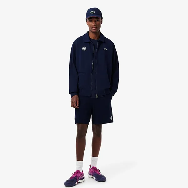 Mũ Unisex Lacoste Roland-Garros Edition Microfiber Cap RK6388 51 166 Màu Xanh Navy Size S