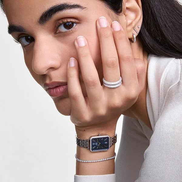Nhẫn Nữ Daniel Wellington Pavé Crystal Ring Silver Màu Bạc Size 48