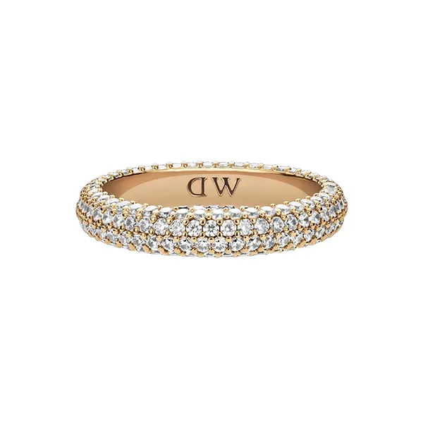 Nhẫn Nữ Daniel Wellington Cubic Zirconia Pavé Crystal Ring Gold Màu Vàng Gold Size 50