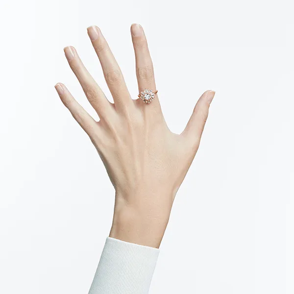 Nhẫn Nữ Swarovski Idyllia Ring 5459599 Màu Vàng Hồng Size 52