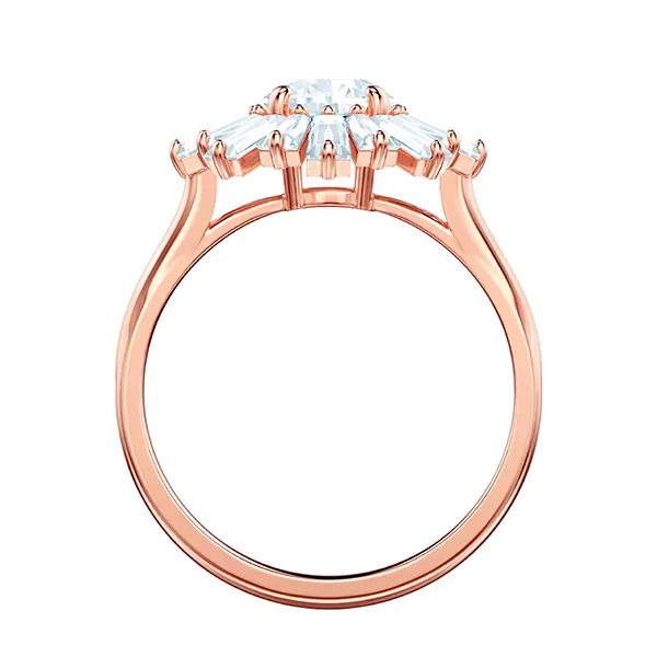 Nhẫn Nữ Swarovski Idyllia Ring 5459599 Màu Vàng Hồng Size 52