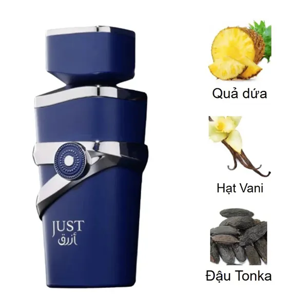 Nước Hoa Nam Fragrance World Just Azraq EDP 100ml