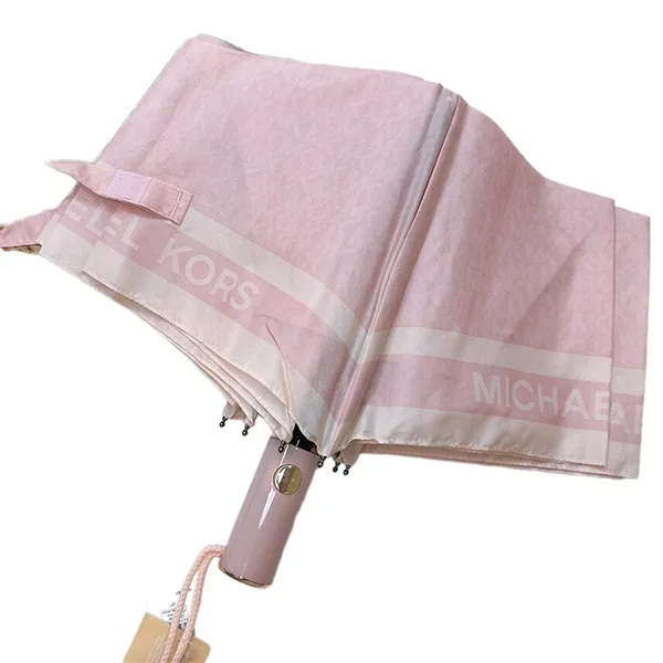 Ô Michael Kors MK Logo Umbrella Màu Hồng
