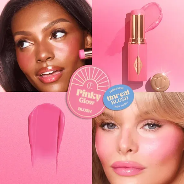 Phấn Má Hồng Charlotte Tilbury Unreal Blush Healthy Glow Stick Pinky Glow Màu Hồng Cánh Sen 10g