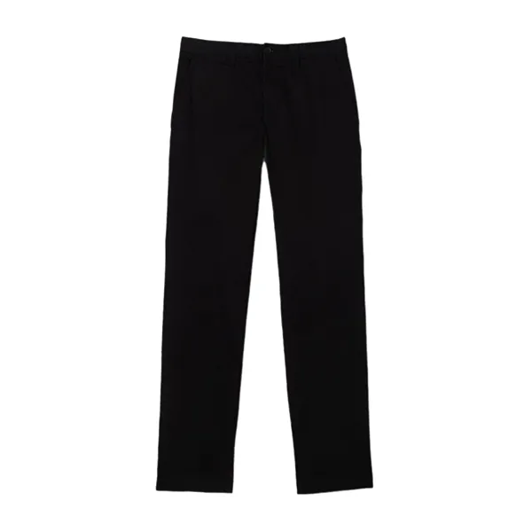 Quần Dài Nam Lacoste Men's Cotton Gabardine HH8946 031 Màu Đen Size 44