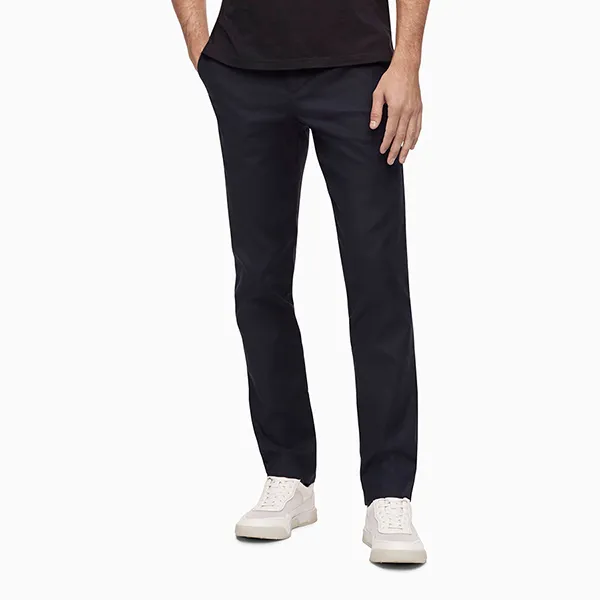 Quần Kaki Nam Calvin Klein CK Modern Slim Pants 40VM630 - 402 Màu Đen Size 30