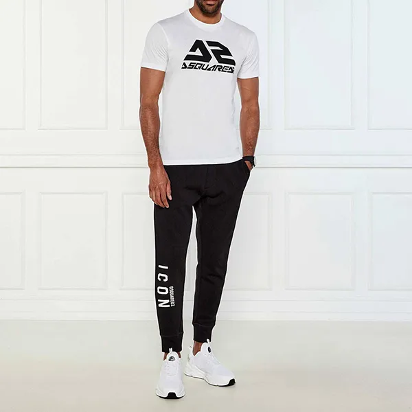 Quần Nỉ Nam Dsquared2 Sweatpants ICON SKI Slim Fit DQ251M000055900000L Màu Đen Size S