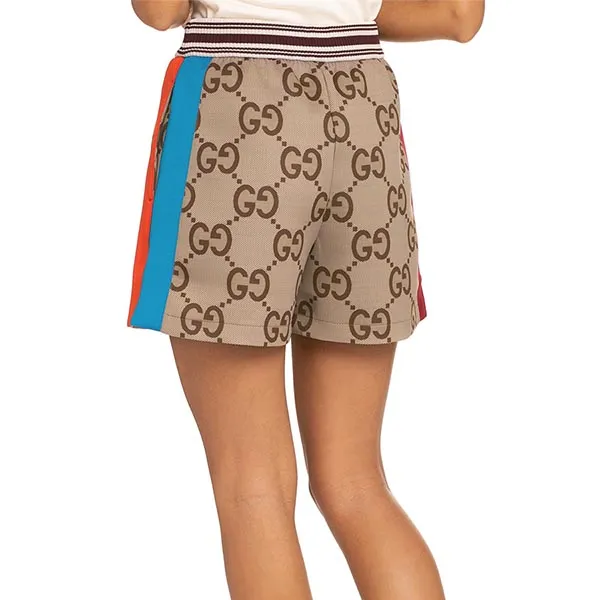 Quần Short Gucci Jumbo GG Fabric Shorts Phối Màu Size XS