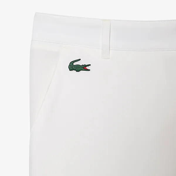 Quần Short Nam Lacoste Men’s Sport Lightweight Stretch Golf Shorts FH3764 70V Màu Trắng Size 32