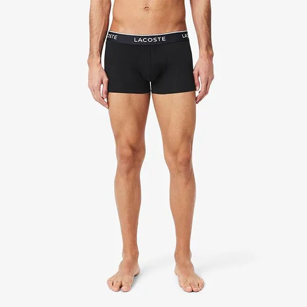 Set 3 Quần Lót Nam Lacoste Trunk 5H1297-10 B68 Màu Đen Size S