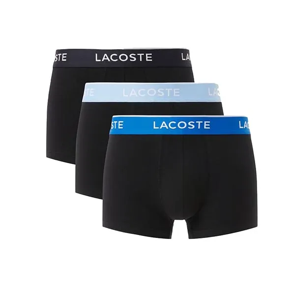 Set 3 Quần Lót Nam Lacoste Trunk 5H1297-10 B68 Màu Đen Size S