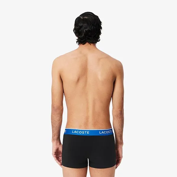 Set 3 Quần Lót Nam Lacoste Trunk 5H1297-10 B68 Màu Đen Size S