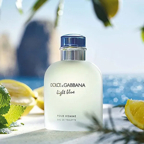 Set Nước Hoa Nam Dolce & Gabbana D&G Light Blue Pour Homme EDT (125ml + 10ml)