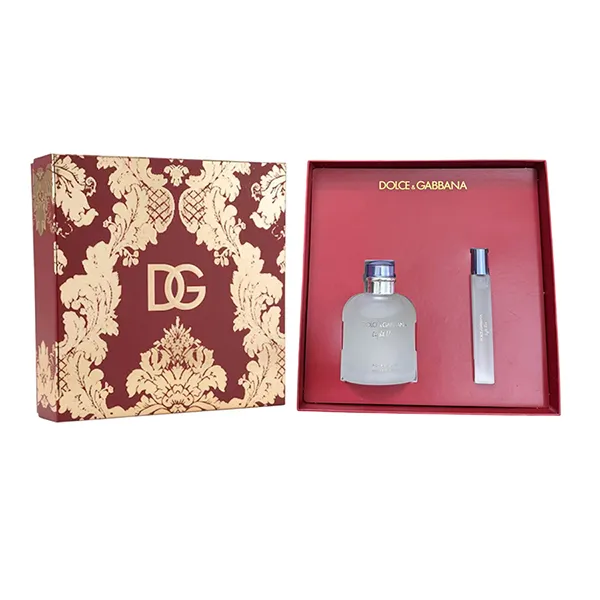Set Nước Hoa Nam Dolce & Gabbana D&G Light Blue Pour Homme EDT (125ml + 10ml)