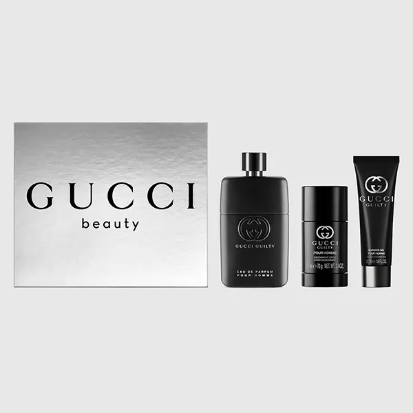 Set Nước Hoa Nam Gucci Guilty Pour Homme Eau de Parfum 3 Món