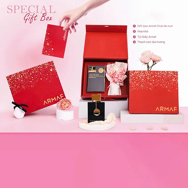 Set Nước Hoa Nữ Armaf Club De Nuit Intense Woman EDP 4 Món