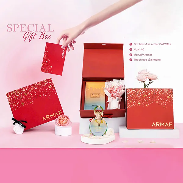 Set Nước Hoa Nữ Armaf Miss Catwalk EDP 4 Món