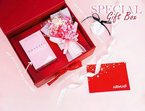 Set Nước Hoa Nữ Armaf Odyssey Candee Special Gift Box EDP 3 Món