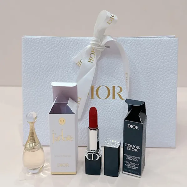 Set Nước Hoa Nữ Dior J'adore EDP 5ml + Son Dior 777 Velvet Mini (3 Món)