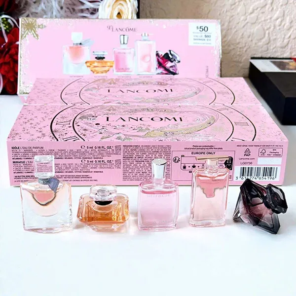 Set Nước Hoa Nữ Lancôme Holiday Perfume Sampler Limited Edition Gift Set 5 Món (5x5ml)