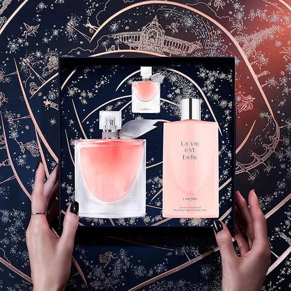 Set Nước Hoa Nữ Lancôme La Vie Est Belle 3 Món (EDP 100ml + EDP Mini 4ml + Body Lotion 200ml)