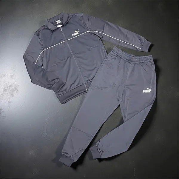 Set Quần Áo Nam Puma Men's Poly Piping Suit 684148 69 Màu Xanh Xám Size M