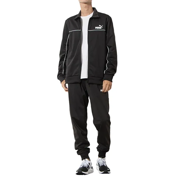 Set Quần Áo Puma Men's Poly Piping Suit 684148-01 Màu Đen Size S