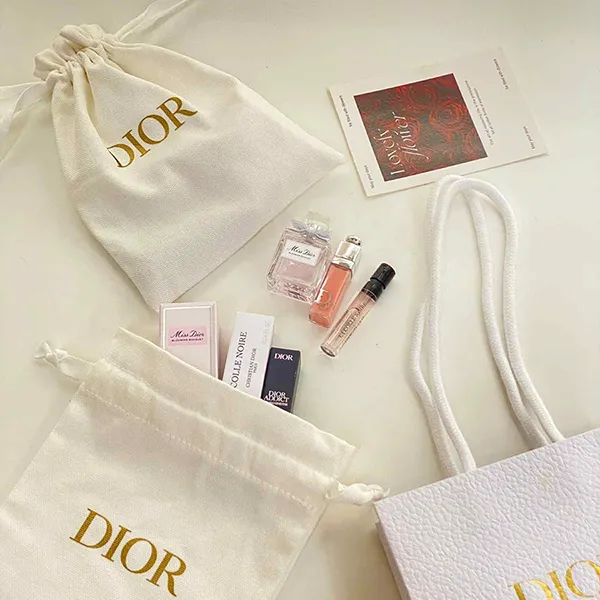 Set Son Và Nước Hoa Dior Beauty Mini 3 Món (Kèm Túi)