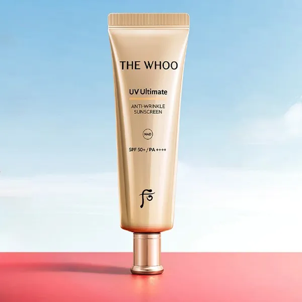 Set Sữa Rửa Mặt + Kem Chống Nắng The Whoo Gong Jin Hyang Clarifying Cleansing Foam 3 Món