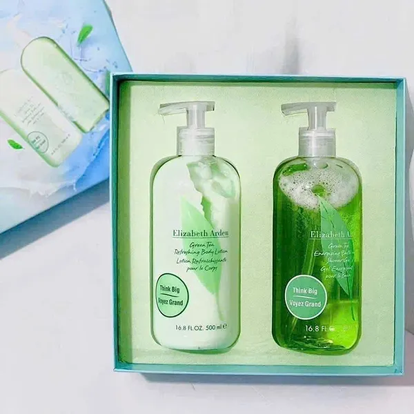 Set Sữa Tắm Và Dưỡng Thể Elizabeth Arden Green Tea Body (2 x 500ml)