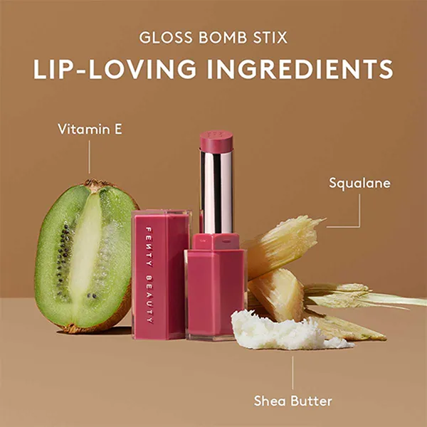 Son Bóng Fenty Beauty Gloss Bomb Stix High-Shine Riri Màu Hồng Tím