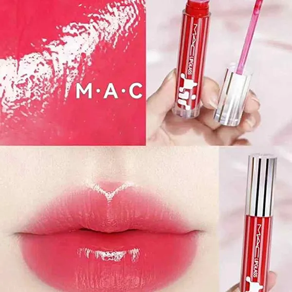 Son Bóng MAC Lipglass Air Non-Sticky Gloss 227 Talented Màu Đỏ Tươi