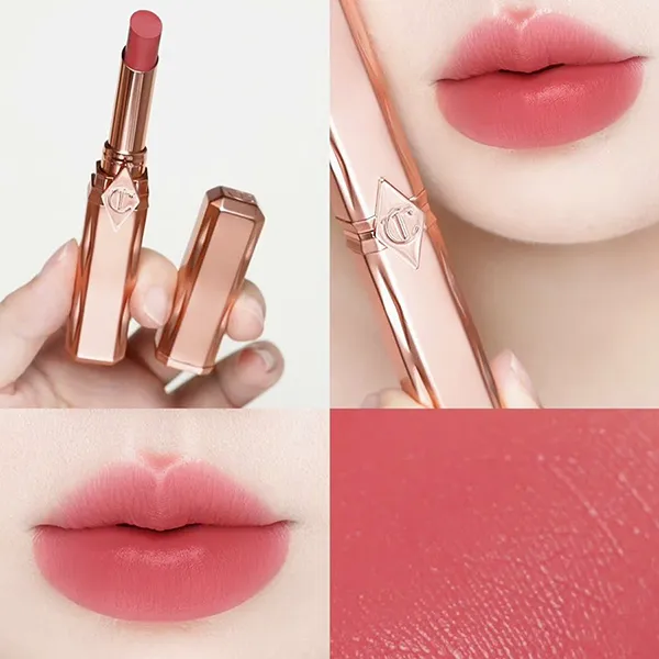 Son Charlotte Tilbury Matte Revolution Slim Velvet Lipstick 177 Màu Hồng Đào