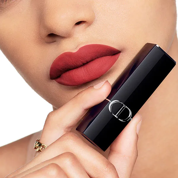 Son Dior Rouge Dior Couture Lipstick Velvet Finish 360 Souffle De Rose Màu Đỏ Hồng Đất