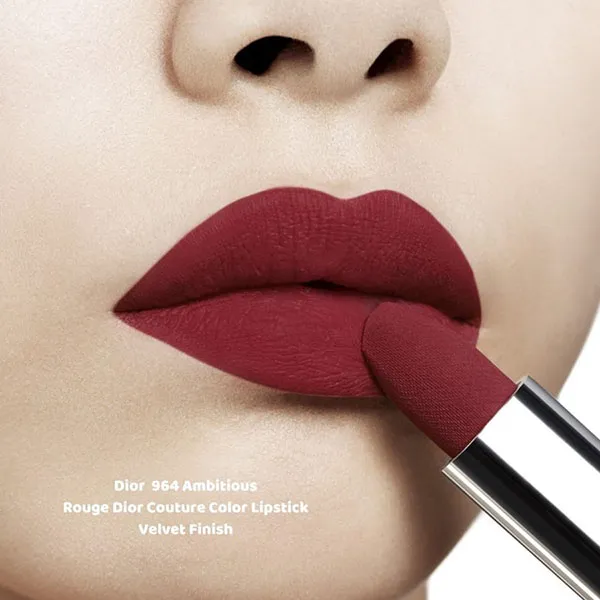 Son Dior Rouge Dior Couture Velvet Finish 964 Ambitious Màu Đỏ Mận