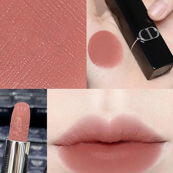 Son Dior Rouge Plan De Paris Collection Limited Edition 100 New Look Velvet Finish Màu Cam Gạch
