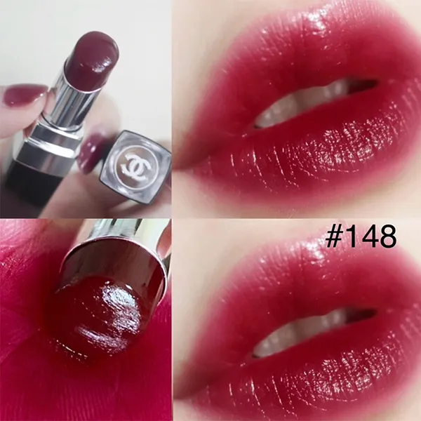 Son Dưỡng Chanel Rouge Coco Bloom 148 Surprise Màu Đỏ Mận