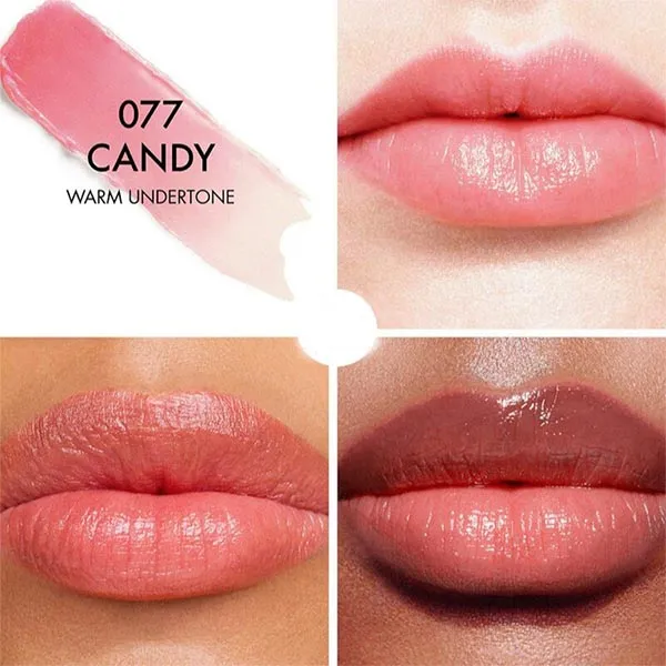 Son Dưỡng Dior Addict Lip Glow 077 Candy Màu Hồng Kẹo