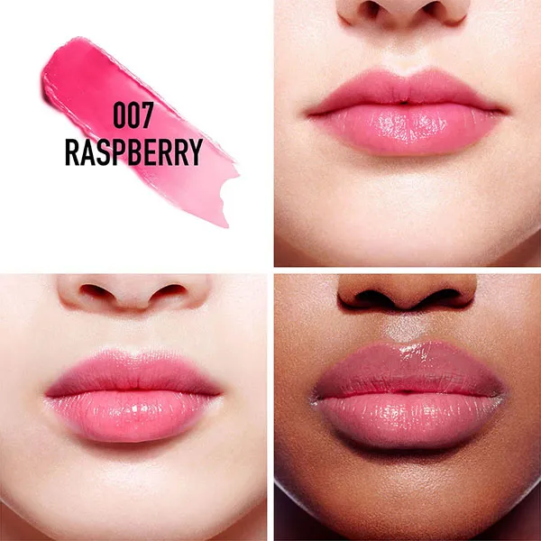 Son Dưỡng Dior Addict Lip Glow Màu 007 Raspberry Hồng Baby