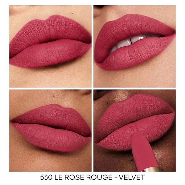 Son Guerlain Rouge G Velvet Lipstick Refill 530 Le Rose Rouge Màu Hồng Đỏ
