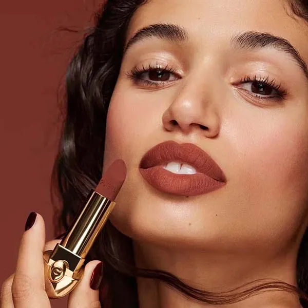 Son Guerlain Rouge G Velvet Refill Lipstick 539 Le Tonka Hale Màu Nâu Tây