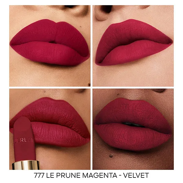 Son Guerlain Rouge G Velvet Refill Lipstick 777 Le Prune Magenta Màu Hồng Tím