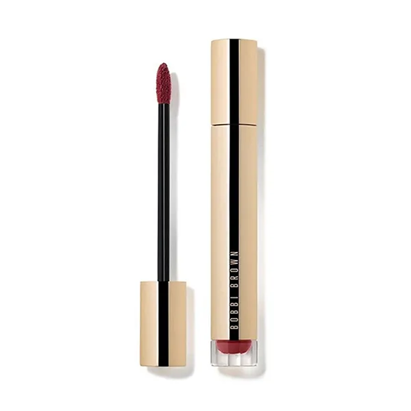 Son Kem Bobbi Brown Luxe Lipstick 04 Claret Màu Đỏ Nâu Đất (Vỏ Vàng)