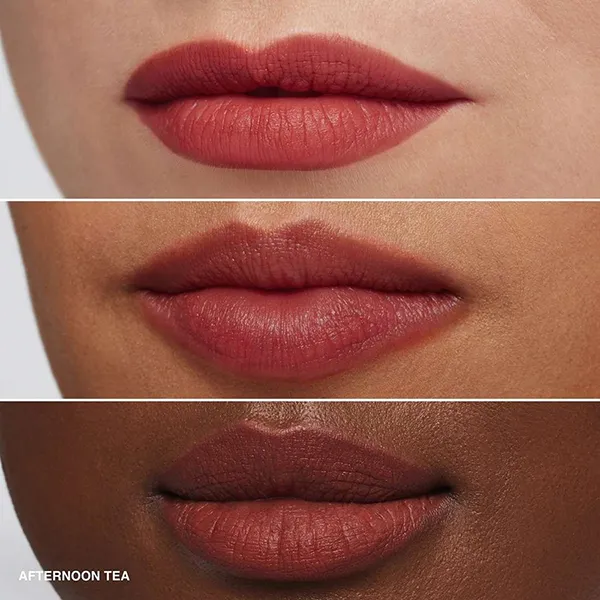 Son Kem Bobbi Brown Luxe Matte Lipstick 64 Afternoon Tea Màu Cam Trà Sữa (Vỏ Vàng)
