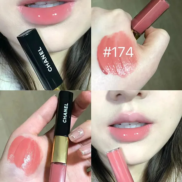 Son Kem Chanel Le Rouge Duo Ultra Tenue Lip Colour 174 Endless Pink Màu Hồng Baby