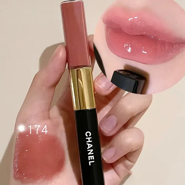 Son Kem Chanel Le Rouge Duo Ultra Tenue Lip Colour 174 Endless Pink Màu Hồng Baby