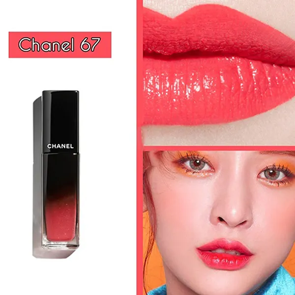 Son Kem Chanel Rouge Allure Laque Ultrawear Shine Liquid Lip Colour 67 Steady – Cam San Hô