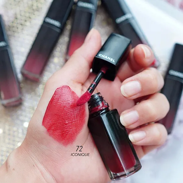 Son Kem Chanel Rouge Allure Laque Ultrawear Shine Liquid Lip Colour 72 Iconique – Đỏ Hồng Đất