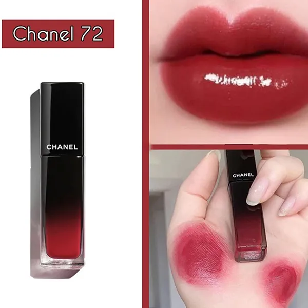 Son Kem Chanel Rouge Allure Laque Ultrawear Shine Liquid Lip Colour 72 Iconique – Đỏ Hồng Đất